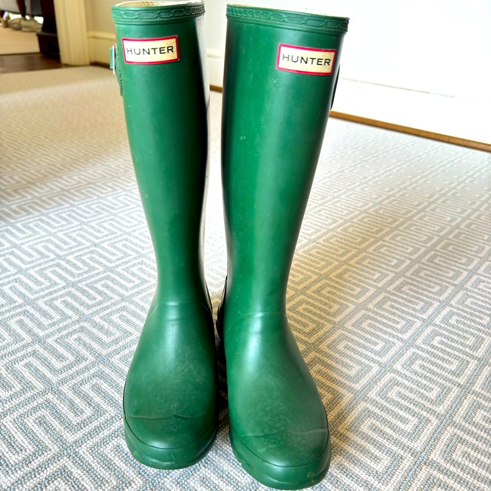Hunter Boots original tall green